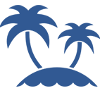 palm trees icon